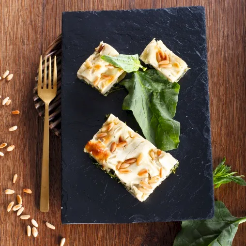 Spinat-Feta-Lasagne