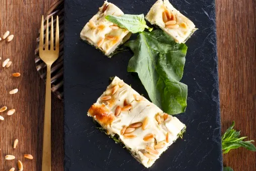 Spinat-Feta-Lasagne