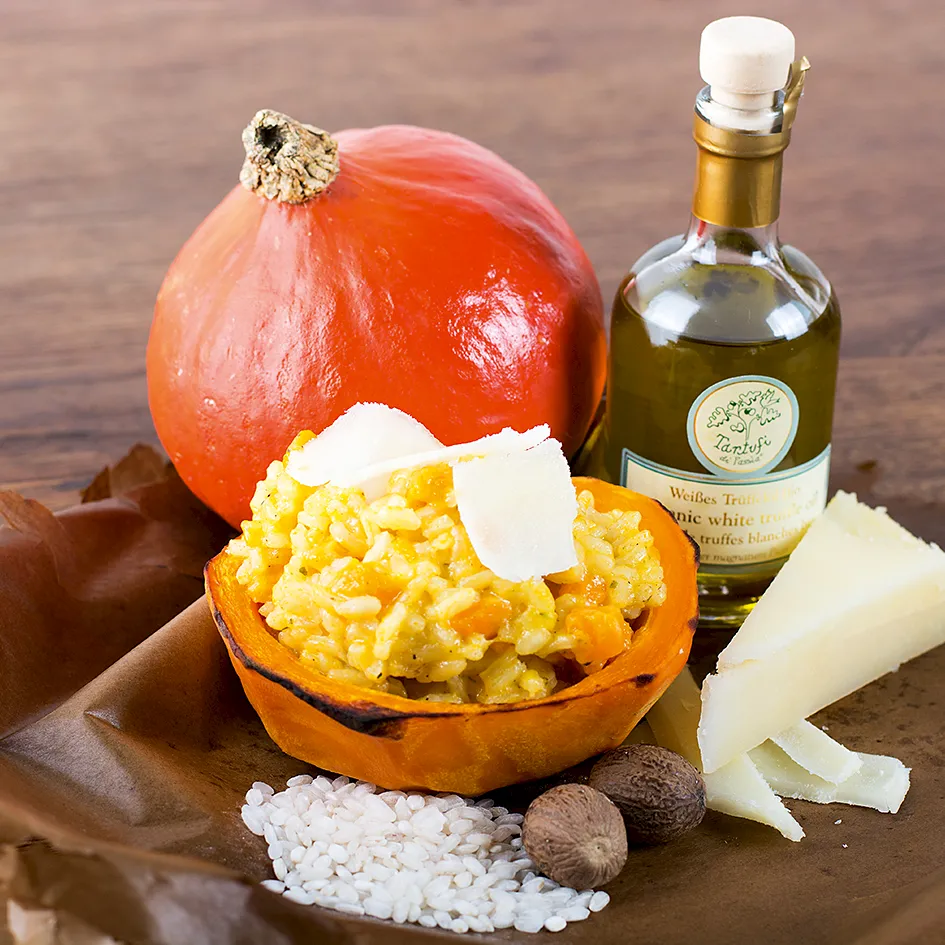 Kürbisrisotto mit Hokkaidokürbis