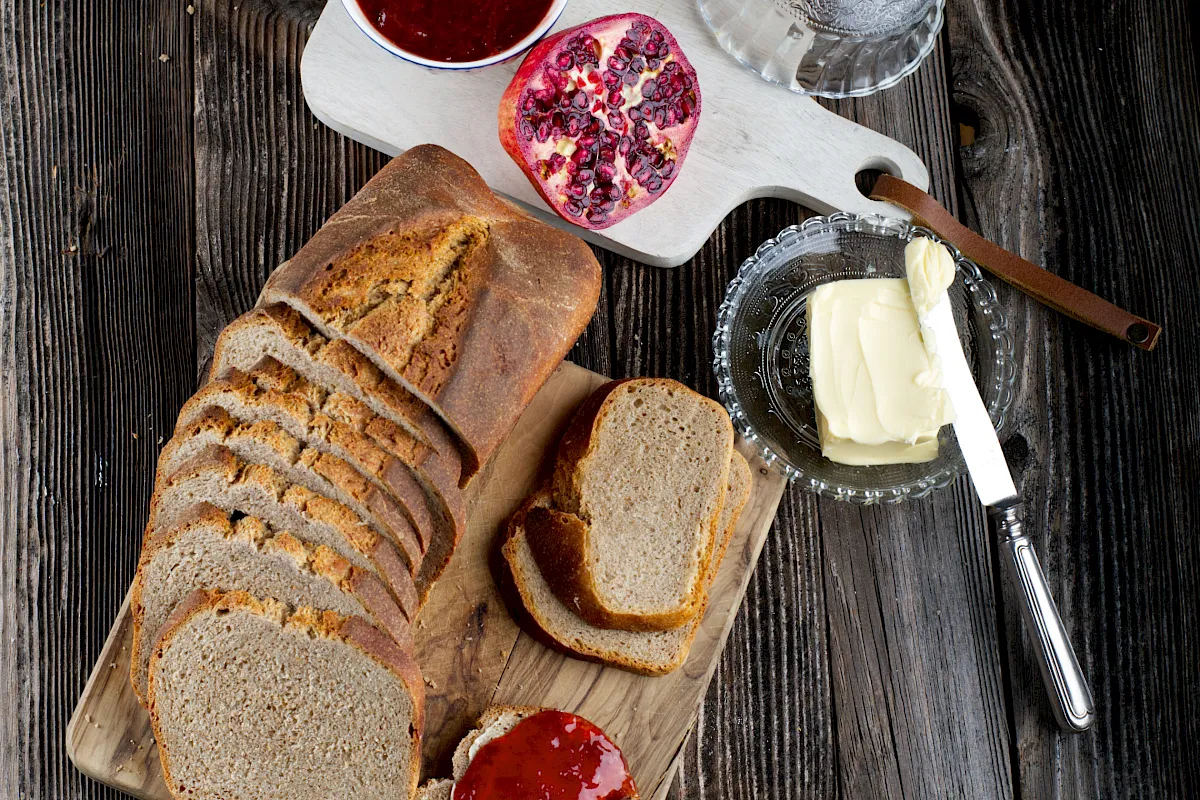 Über-Nach-Brot, Dinkel-Roggenbrot