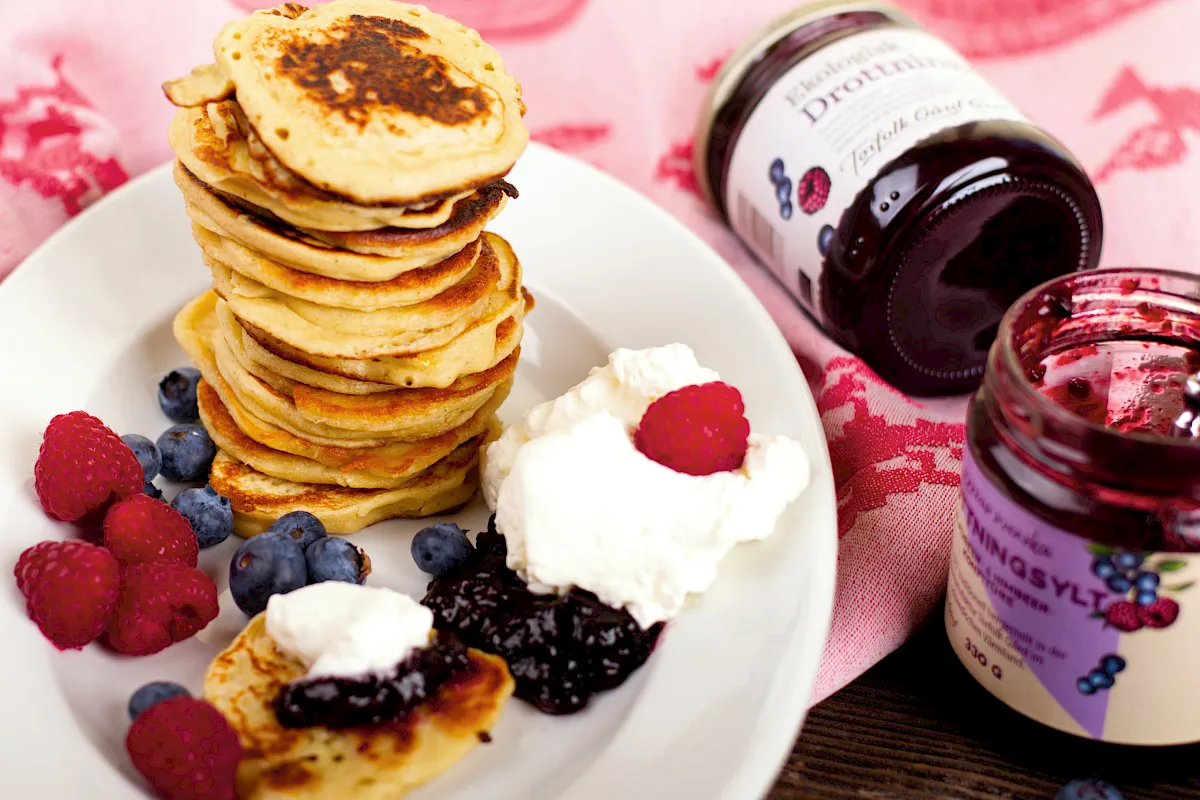 Schwedische Pannkakor, Pfannkuchen