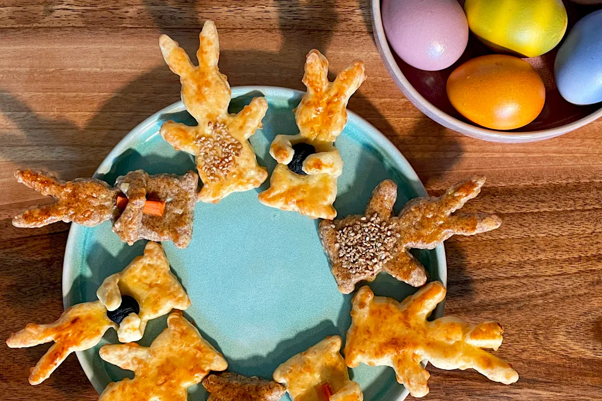 Herzhaftes Ostergeback, K&auml;sekekse