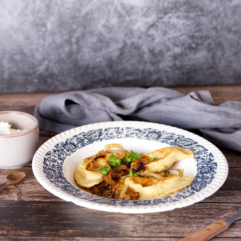 Piroggen mit Zwiebeln