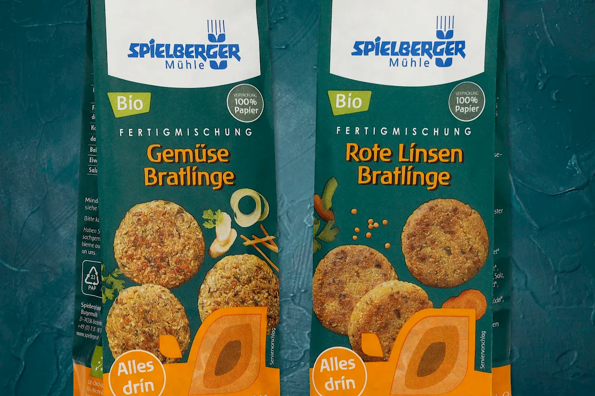 Probiert jetzt unsere neuen Mischungen f&uuml;r vegane Bratlinge auf Basis von Roten Linsen und Gem&uuml;se.