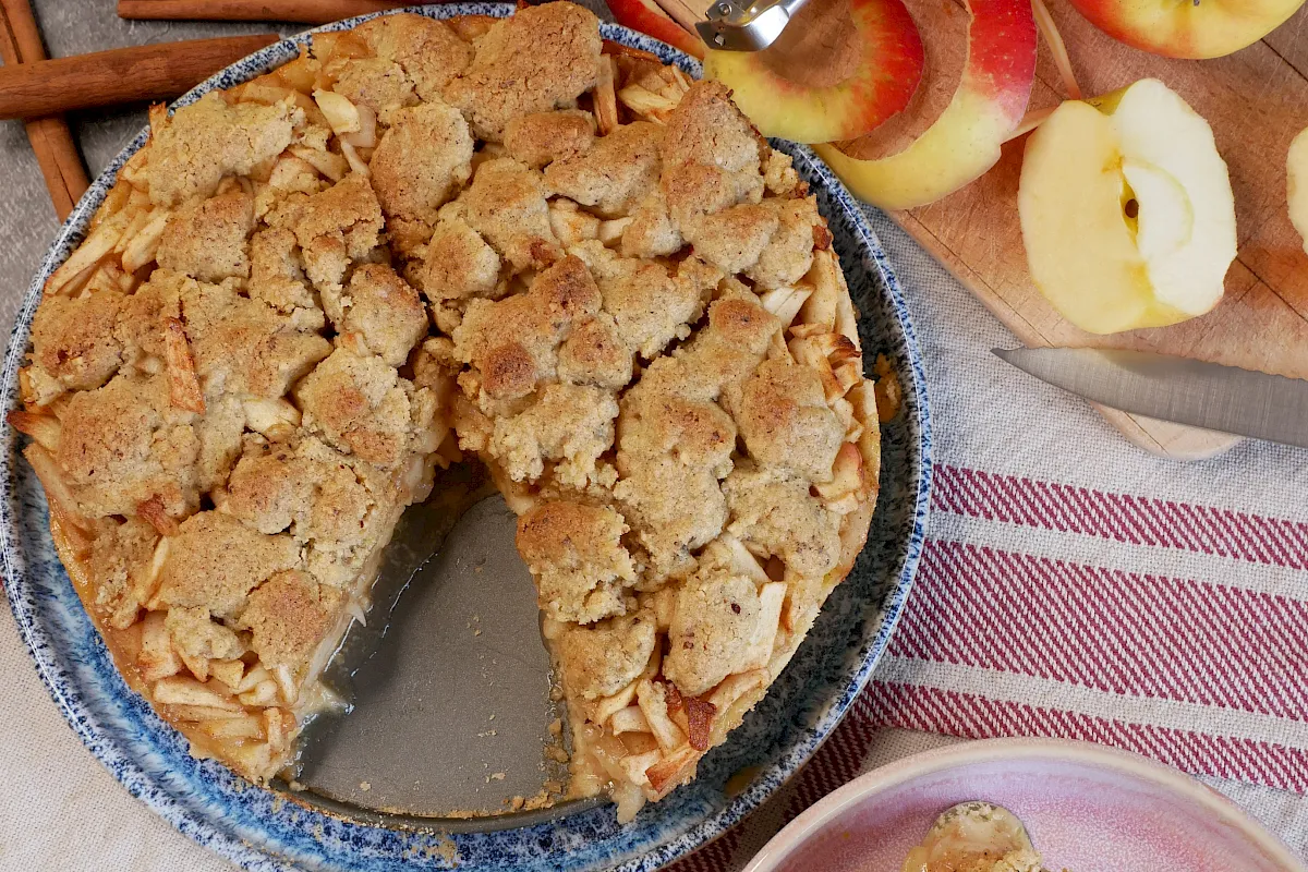 Glutenfreier Apfel-Streusel-Kuchen