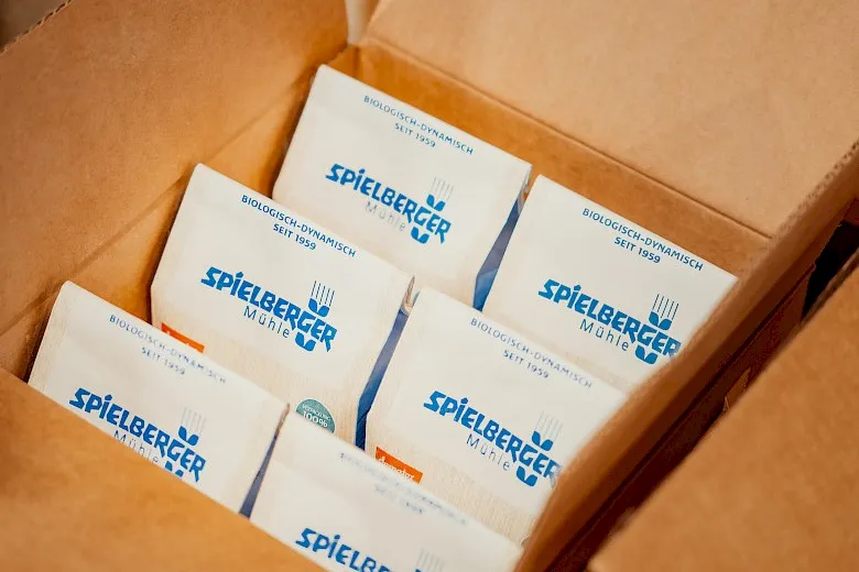 Verpackungen der Spielberger M&uuml;hle