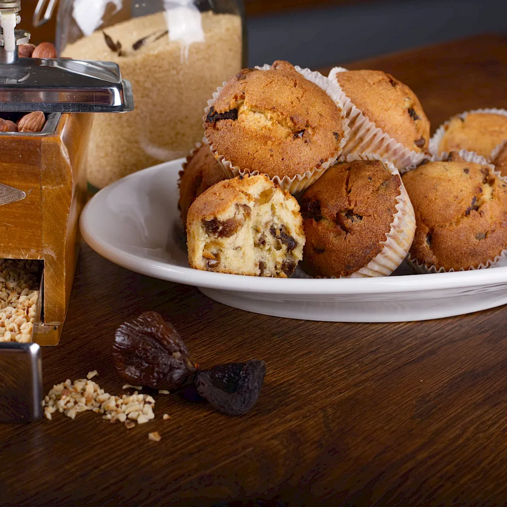 Wintermuffins mit Trockenobst