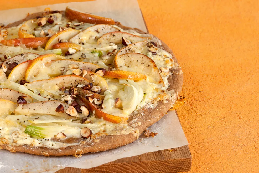 Fenchel-Birnen-Pizza
